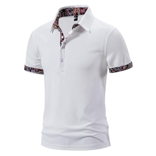 SOOUICKER Poloshirt Herren Slim Fit Kurzarm Poloshirts für Herren Arbeit Poloshirt Herren Muster Elegant Funktionsshirt Herren mit Kragen Poloshirt Herren Modern Atmungsaktiv SOOUICKER Poloshirt Herren Slim Fit Kurzarm Poloshirts für Herren Arbeit Poloshirt Herren Muster Elegant Funktionsshirt Herren mit Kragen Poloshirt Herren Modern Atmungsaktiv von SOOUICKER