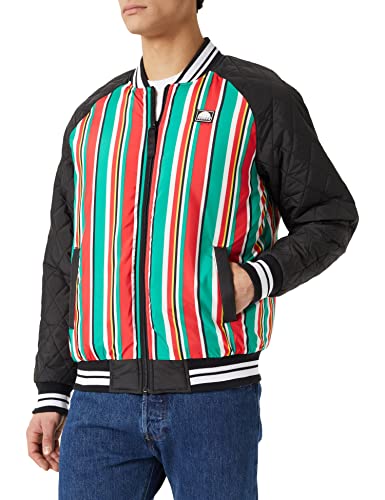 Southpole Herren SP050-Southpole Stripe College Jacket Jacke, Multicolor, XL von Southpole