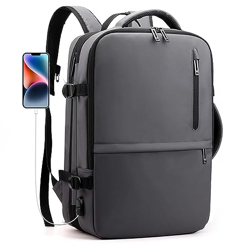 SPAHER Reiserucksack Handgepäck 40x30x20cm Wizzair Vueling Rucksack 45x36x20cm Easyjet Laptop Rucksack 15,6 Zoll Business Arbeit Reisen Herren Schulrucksack für Teenager Notebook College Damen von SPAHER