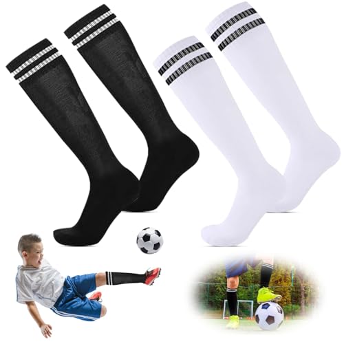 SPERMUOY Stutzen kinder fußball,2 Paar football socks Kinder Unisex Kinder Fußballsocken Kinder fußball Sportsocken,kinder stutzen fußball für Jungen und Mädchen Fußballtraining, Sport von SPERMUOY