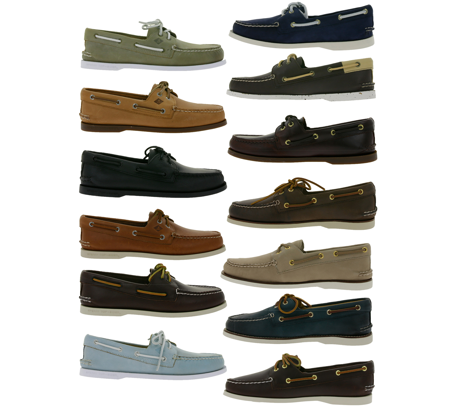 SPERRY Authentic Original 2-Eye Leather Bootsschuhe für Herren oder Damen Echtleder-Halbschuhe Schwarz, Braun, Beige, Blau SPERRY Authentic Original 2-Eye Leather Bootsschuhe für Herren oder Damen Echtleder-Halbschuhe Schwarz, Braun, Beige, Blau von SPERRY
