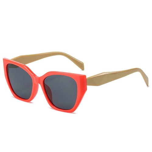 SPOAVGYZ Retro Polygon Cat Eye Sunglasses Women's Fashion Double Coloured Glasses Umbrellas UV400 Men Clear Ocean Lens Sunglasses SPOAVGYZ Retro Polygon Cat Eye Sunglasses Women's Fashion Double Coloured Glasses Umbrellas UV400 Men Clear Ocean Lens Sunglasses von SPOAVGYZ