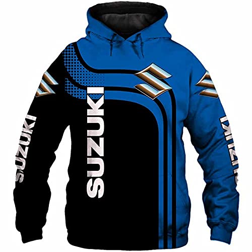 SPONYBORTY Hoodies,Jacken,T-Shirt,Kurze Hose Su-Zuki 3D Voll Drucken Strickjacke Dünn Herren & Damen Beiläufig Polyester Sweatshirt Lose/B / 3XL SPONYBORTY Hoodies,Jacken,T-Shirt,Kurze Hose Su-Zuki 3D Voll Drucken Strickjacke Dünn Herren & Damen Beiläufig Polyester Sweatshirt Lose/B / 3XL von SPONYBORTY