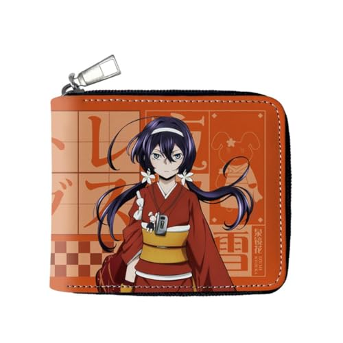 SPSMOKH Bungo Stray Dogs Anime Brieftasche Kinder Geldbörse Faltbare Leder Portemonnaie Jungen und Mädchen Cartoon Brieftaschen Geschenk für Anime Fans (7) von SPSMOKH