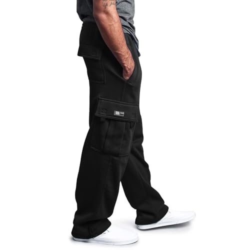 SRZYMJ Thermo Jogginghose Herren Gefüttert Fleecehose Warm Trainingshose Winter Lang Sporthose mit Taschen Kuschelhose mit Kordelzug Radhose Winter Herren Cordhose Kurz Herren Wanderhose Schwarz 5XL SRZYMJ Thermo Jogginghose Herren Gefüttert Fleecehose Warm Trainingshose Winter Lang Sporthose mit Taschen Kuschelhose mit Kordelzug Radhose Winter Herren Cordhose Kurz Herren Wanderhose Schwarz 5XL von SRZYMJ