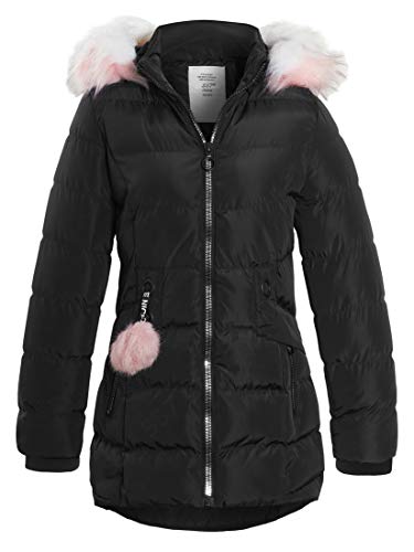 SS7 Girls Padded Coat Showerproof Parka Jacket Faux Fur Age 3 5 7 8 9 10 11 12 13 14 Black SS7 Girls Padded Coat Showerproof Parka Jacket Faux Fur Age 3 5 7 8 9 10 11 12 13 14 Black von SS7