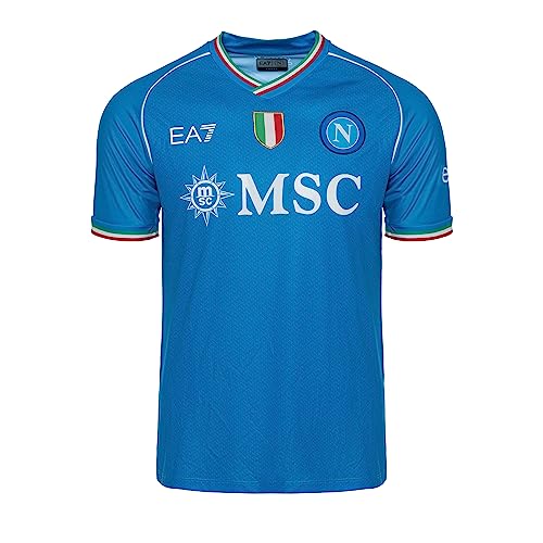 SSC NAPOLI Herren Replik Home Trikot T-Shirt, Hellblau Napoli, M von SSC NAPOLI