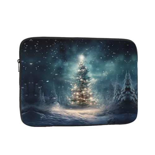 Bunte Sukkulenten langlebige Laptop-Kuriertasche – multifunktionale und ultradünne tragbare Laptoptasche für Business und Reisen, Christmas Tree Snow1, 13 inch Bunte Sukkulenten langlebige Laptop-Kuriertasche – multifunktionale und ultradünne tragbare Laptoptasche für Business und Reisen, Christmas Tree Snow1, 13 inch von SSIMOO