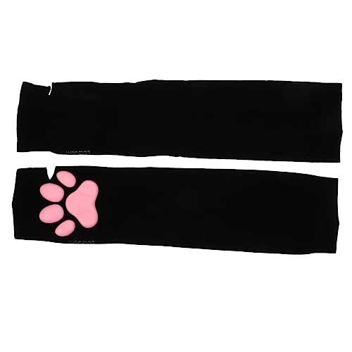 STAHAD Sport Ärmel 1 Paar Cosplay-Handschuhe Katzenpfoten-Handschuhe Mädchen-Strümpfe Handschuhe Für Mädchen Mädchen-Handschuhe Damen-Handschuhe Cartoon-Katzen-Handschuhe Kleidung von STAHAD