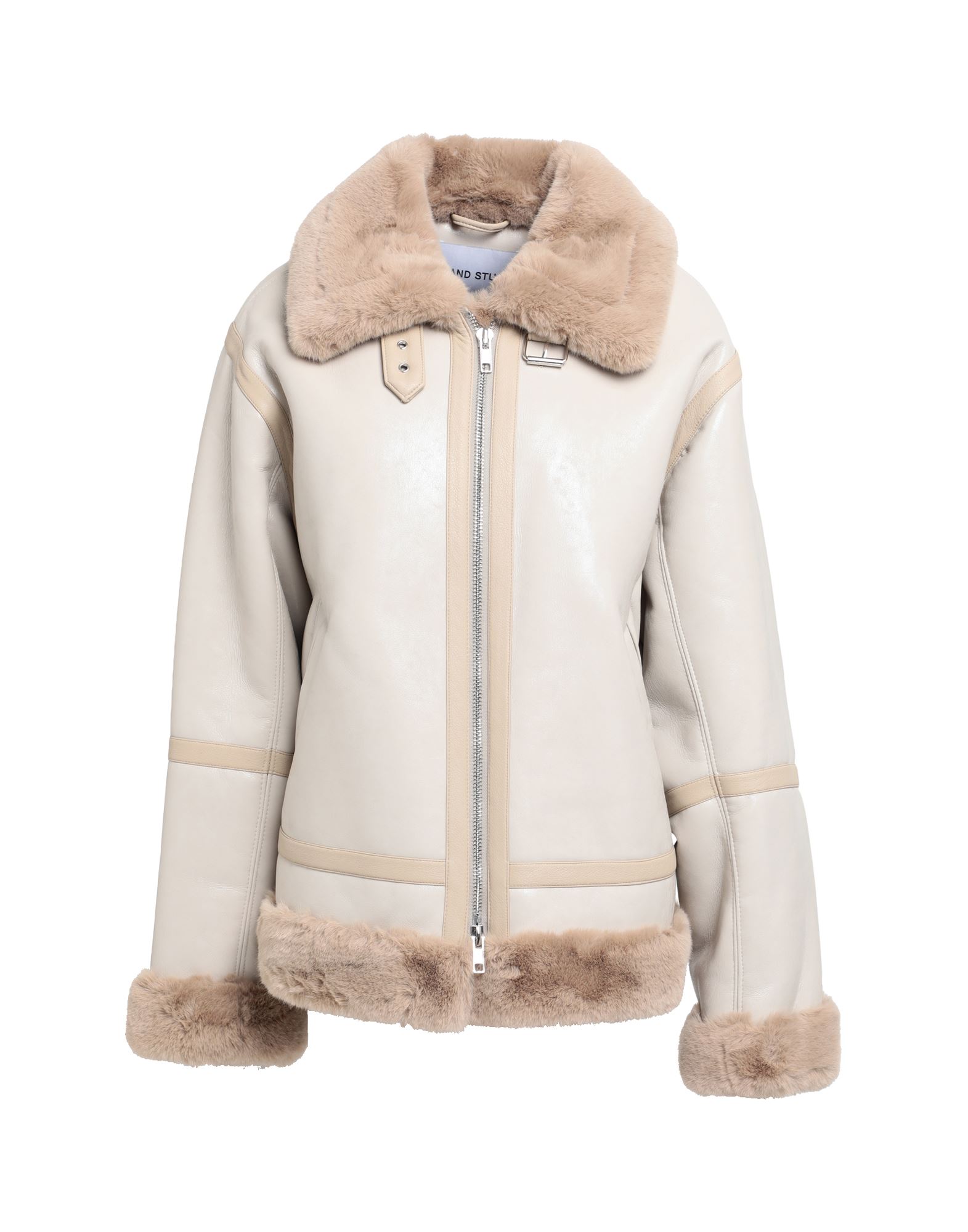 STAND STUDIO Jacke & Anorak Damen Beige von STAND STUDIO