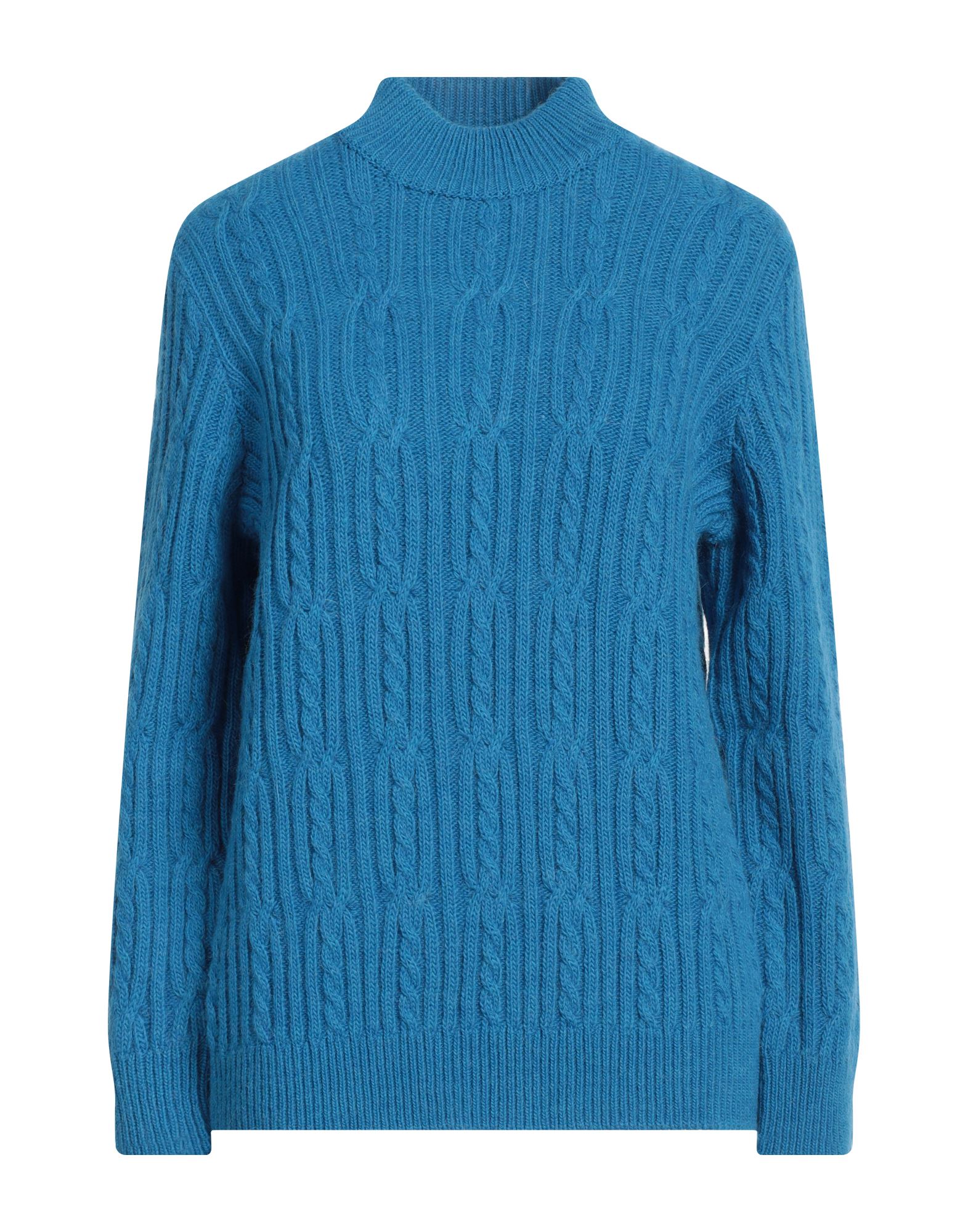 STEFANEL Rollkragenpullover Damen Blau von STEFANEL