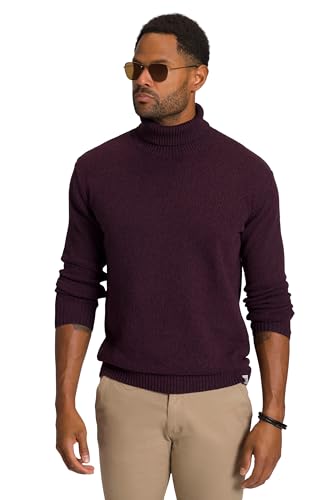 STHUGE Herren Rollkragenpullover Pullover, aubergine, 4XL STHUGE Herren Rollkragenpullover Pullover, aubergine, 4XL von STHUGE