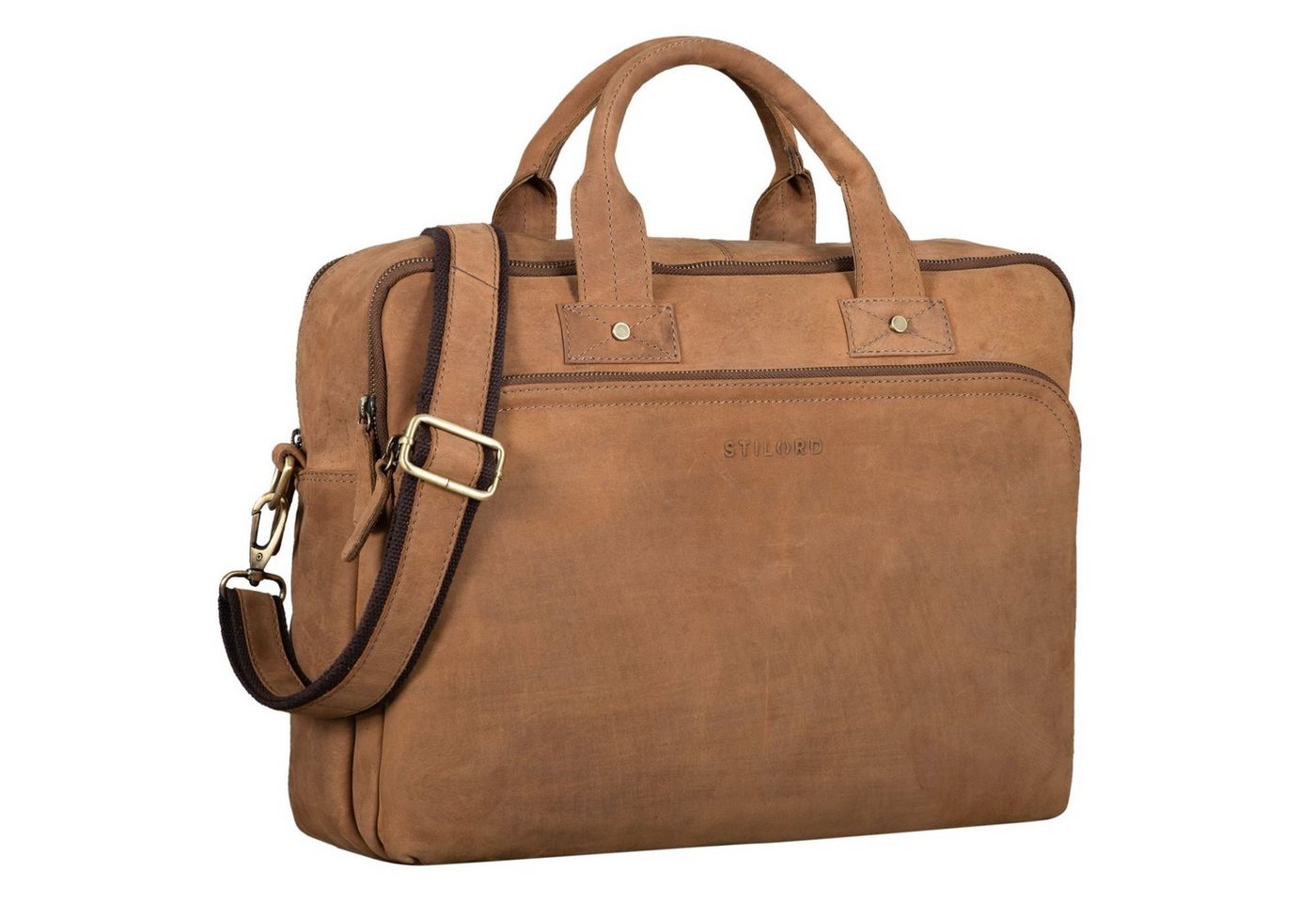 STILORD Laptoptasche "Hector" Große Business Ledertasche für Herren von STILORD