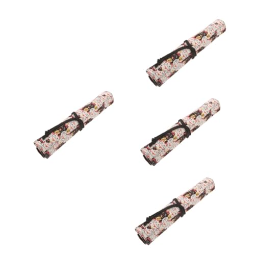 STOBOK 4 Stück Rolle Pinseltasche Mäppchen Aufbewahrungstasche Für Pinselstifte Stiftetui Für Kunstmalerei Aufbewahrungstasche Für Tasche Für Zeichenstifte Kunstbedarf Segeltuch STOBOK 4 Stück Rolle Pinseltasche Mäppchen Aufbewahrungstasche Für Pinselstifte Stiftetui Für Kunstmalerei Aufbewahrungstasche Für Tasche Für Zeichenstifte Kunstbedarf Segeltuch von STOBOK