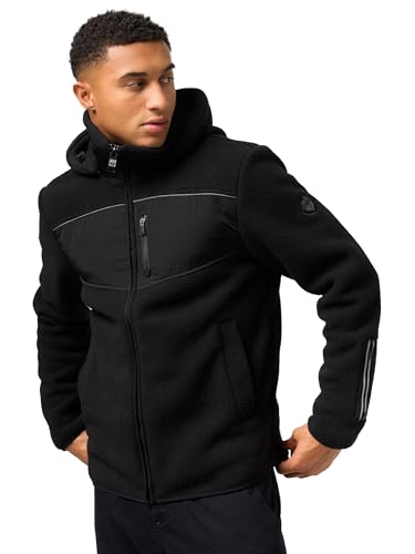 STONE HARBOUR Herren Übergangsjacke leichte Fleecejacke kurz mit Abnehmbarer Kapuze Illian Black Gr. L STONE HARBOUR Herren Übergangsjacke leichte Fleecejacke kurz mit Abnehmbarer Kapuze Illian Black Gr. L von STONE HARBOUR