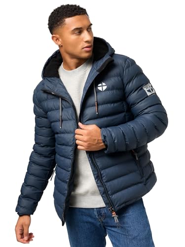 STONE HARBOUR Herren warme Winter Steppjacke Zaharoo Stone Blue Gr. S von STONE HARBOUR