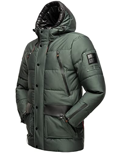 STONE HARBOUR Winterjacke Wintermantel Winterparka Parka Jacke Mantel warm gefüttert Mitjaa Stone Green Gr. M von STONE HARBOUR