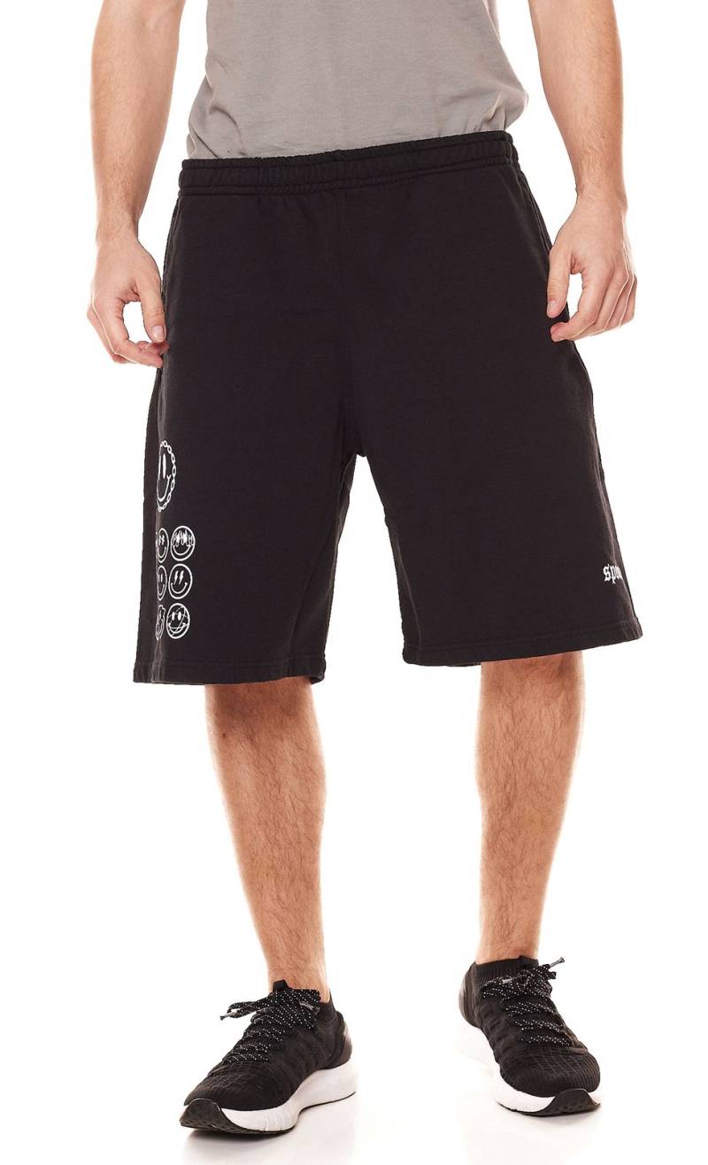 STONES Herren Sport-Shorts gemütliche Sweat-Shorts Tattoo Edition 28030-30504 990 Schwarz von STONES