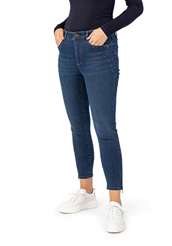STOOKER Rio Denim Strass Damen 5-Pocket-Jeans Skinny Fit Powerstretch Denim/Jeans clean wash Beinform konisch STOOKER Rio Denim Strass Damen 5-Pocket-Jeans Skinny Fit Powerstretch Denim/Jeans clean wash Beinform konisch von STOOKER