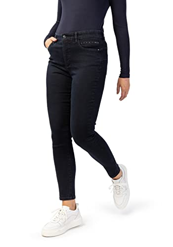 STOOKER Rio Denim Studs Damen 5-Pocket-Jeans Skinny Fit Powerstretch Denim/Jeans clean wash Beinform konisch STOOKER Rio Denim Studs Damen 5-Pocket-Jeans Skinny Fit Powerstretch Denim/Jeans clean wash Beinform konisch von STOOKER