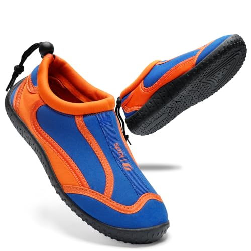 STQ KIDS Badeschuhe Kinder Jungen,Wasserschuhe Strandschuhe Blue EU 28 von STQ KIDS