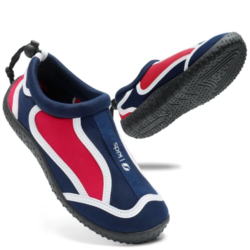 STQ KIDS Badeschuhe Kinder Jungen,Wasserschuhe Strandschuhe Navy EU 28 von STQ KIDS