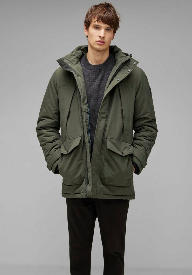 STREET ONE MEN Parka in Unifarbe von STREET ONE MEN