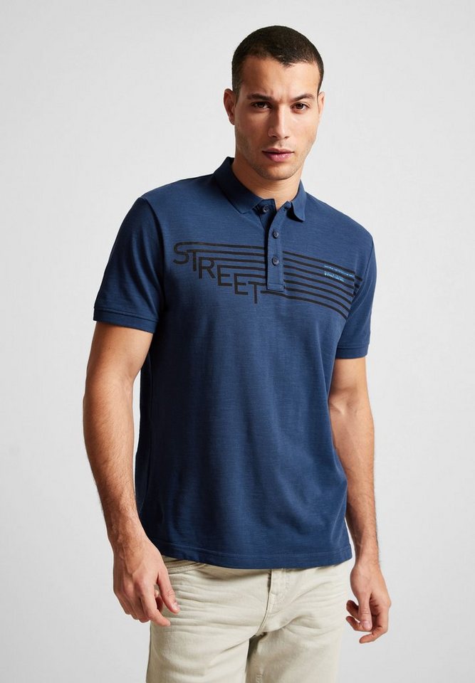 STREET ONE MEN Poloshirt aus reiner Baumwolle von STREET ONE MEN