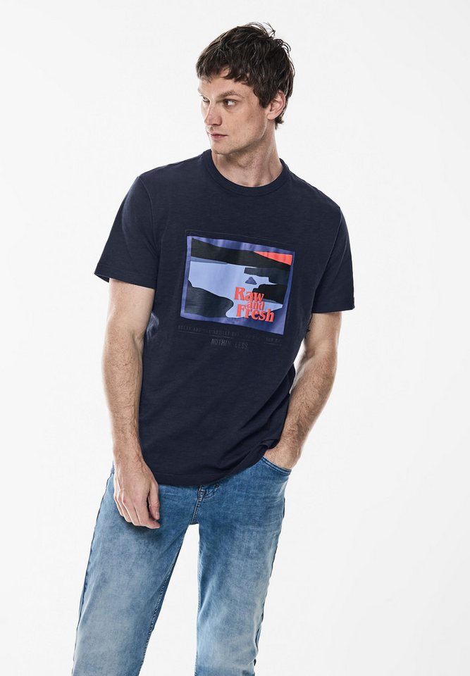 STREET ONE MEN T-Shirt aus reiner Baumwolle von STREET ONE MEN