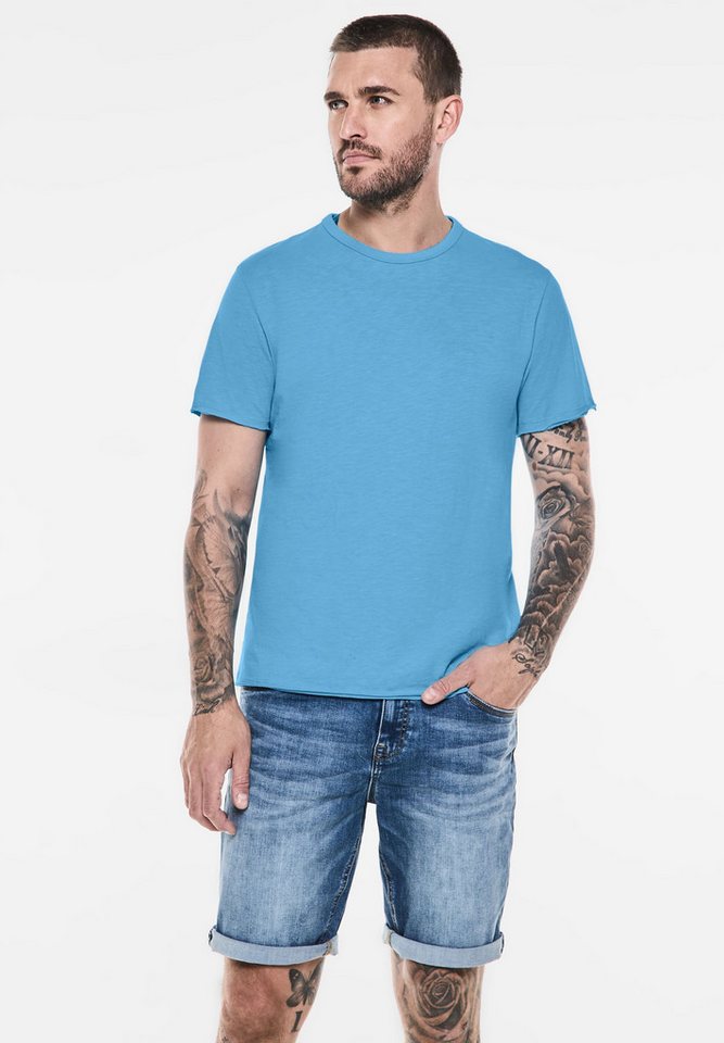 STREET ONE MEN T-Shirt aus reiner Baumwolle von STREET ONE MEN