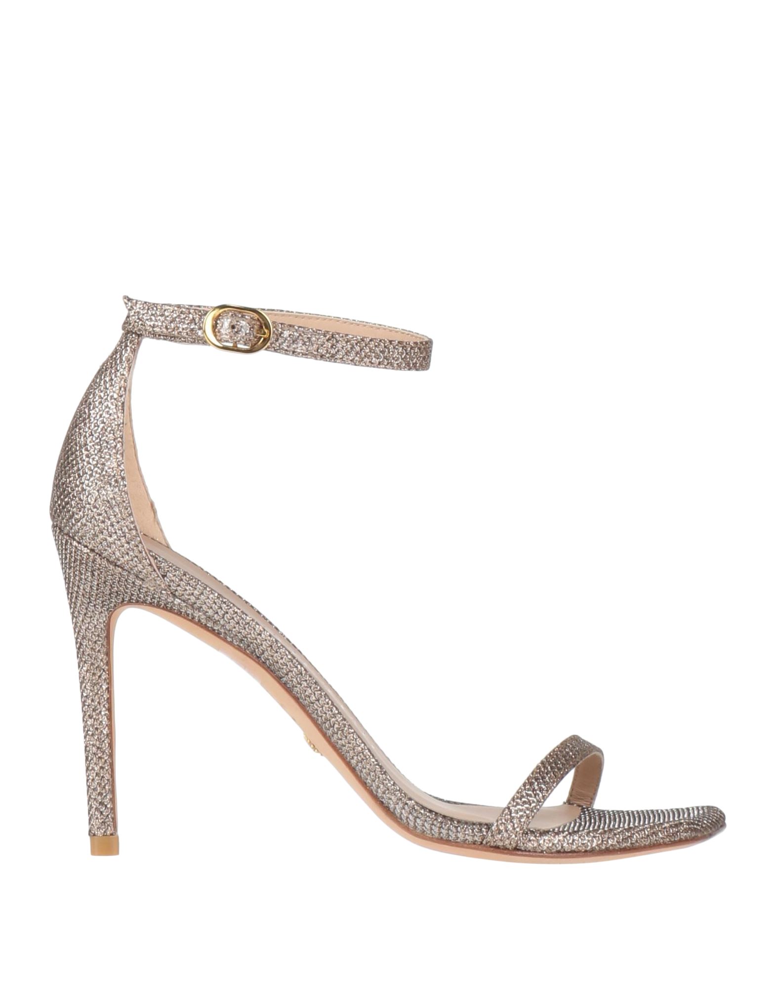 STUART WEITZMAN Sandale Damen Platin von STUART WEITZMAN