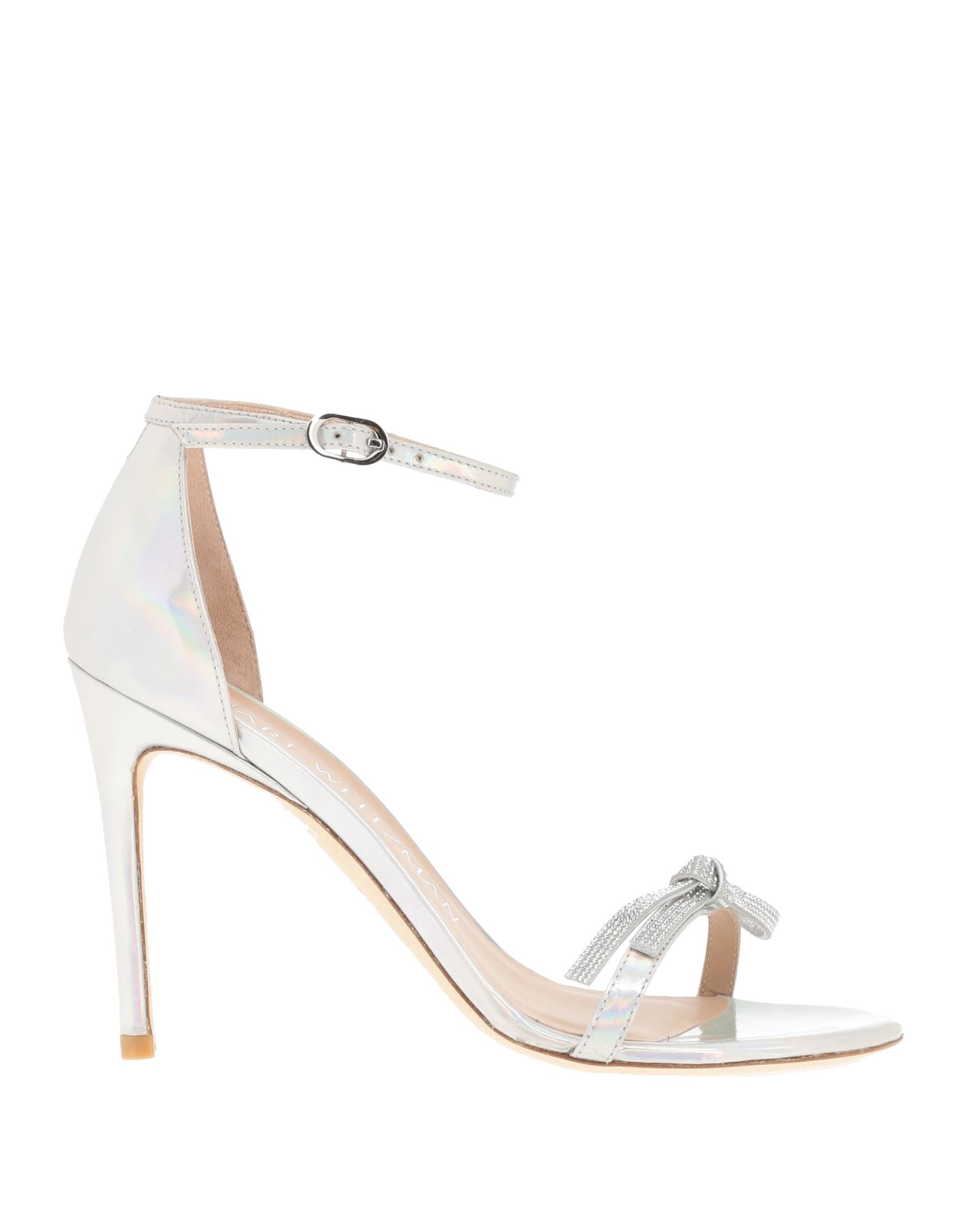 STUART WEITZMAN Sandale Damen Silber von STUART WEITZMAN