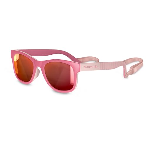 Suavinex Unisex Kids Sonnenbrille für Kinder von 2 bis 3 Jahren Sunglasses, Rose, 24-36 Months von SUAVINEX