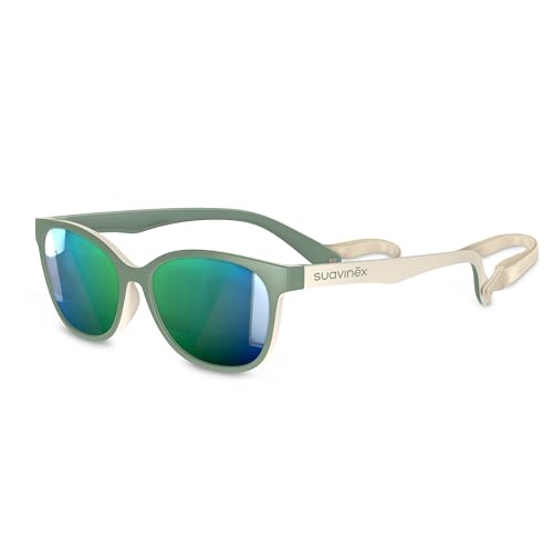 Suavinex Unisex Kids 2024 Sunglasses, grün, 3 8 Years von SUAVINEX