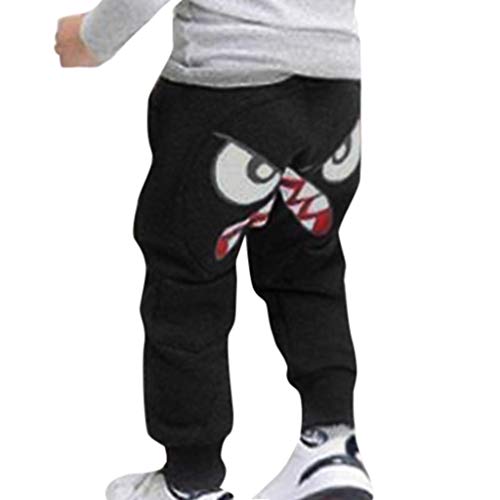 SUCES Kinder Hosen Unisex Süß Jogginghose Jungen Baumwolle Dick Elastische Leggings Mädchen Warm Gefütterte Sporthose von SUCES