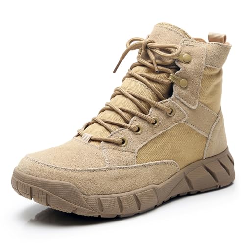 SUCHETA High-Top-Wanderschuhe Damenstiefel Outdoor-Bergsteigen Reisestiefel Paar rutschfeste leichte Wüstenstiefel Herren atmungsaktiv wasserdichte Arbeitsschuhe von SUCHETA