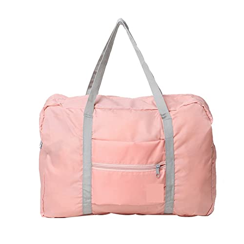 SUICRA Reisetasche Large Capacity Travel Bag Laggage Handbags Foldable Travel Suitcase Organizer Waterproof Travel Bag Clothes Unisex Tote Bags (Color : Pink) von SUICRA
