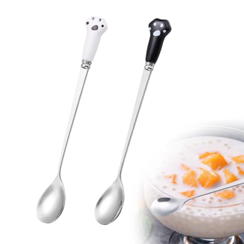 2 Stück Katzen löffel Katze Edelstahl, Paw Cat Can Spoon Hundelöffel aus Edelstahl zum Füttern von Nassfutter für Haustiere,dosendeckel katzenfutter katzenfutter löffel nassfutter hund 2 Stück Katzen löffel Katze Edelstahl, Paw Cat Can Spoon Hundelöffel aus Edelstahl zum Füttern von Nassfutter für Haustiere,dosendeckel katzenfutter katzenfutter löffel nassfutter hund von SULIUDAJI