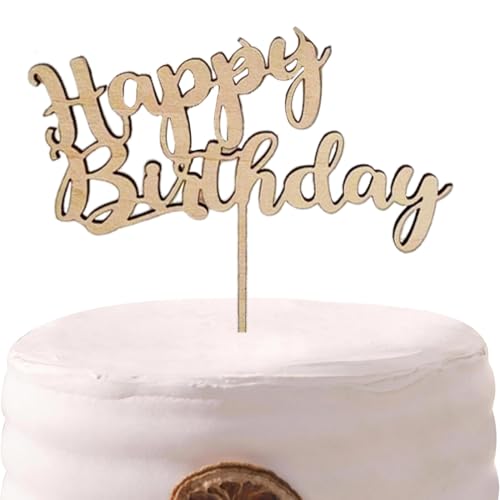 SULIUDAJI 1 Stück Happy Birthday Tortendeko Aus Holz Happy Birthday Cake Topper Geburtstag Kuchendeko Geburtstag Für Mädchen Jungen Frauen Mann Größe 15X15Cm SULIUDAJI 1 Stück Happy Birthday Tortendeko Aus Holz Happy Birthday Cake Topper Geburtstag Kuchendeko Geburtstag Für Mädchen Jungen Frauen Mann Größe 15X15Cm von SULIUDAJI