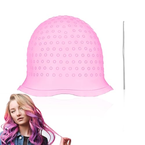 Wiederverwendbar Strähnchenhaube, Strähnchen Set, SträHnenhaube SträHnchenhaube SträNchen Haube Mit HäKelnadel Aus Metall Bequem Wiederverwendbar Geeignet FüR HaarfäRbemittel FüR Frauen Und MäDchen Wiederverwendbar Strähnchenhaube, Strähnchen Set, SträHnenhaube SträHnchenhaube SträNchen Haube Mit HäKelnadel Aus Metall Bequem Wiederverwendbar Geeignet FüR HaarfäRbemittel FüR Frauen Und MäDchen von SULIUDAJI