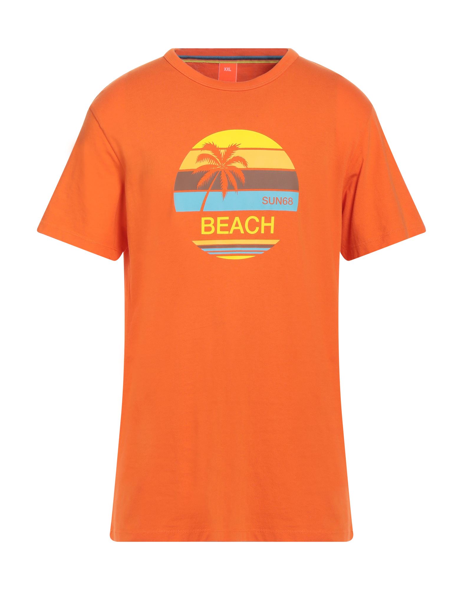 SUN 68 T-shirts Herren Orange von SUN 68