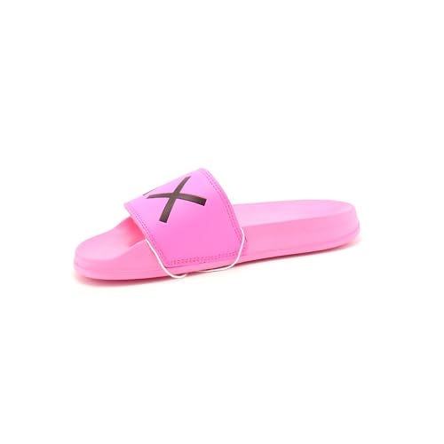 Slippers logo Sun68 fuxia fluo donna DS24SU14 X34203 38 von SUN68