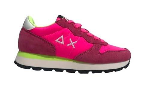 Sneaker running Sun68 Ally Solid Nylon in suede/ tessuto fuxia donna DS24SU02 Z34201 37 von SUN68