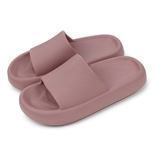 Badelatschen Damen Herren Original Badelatschen Damen Pillow Cloud Slippers Sommer Schlappen Rutschfest Badeschuhe (Lila, Erwachsene, Damen, 39, Numerisch (von/bis), EU Schuhgrößensystem, 40, M) von SUNAVY