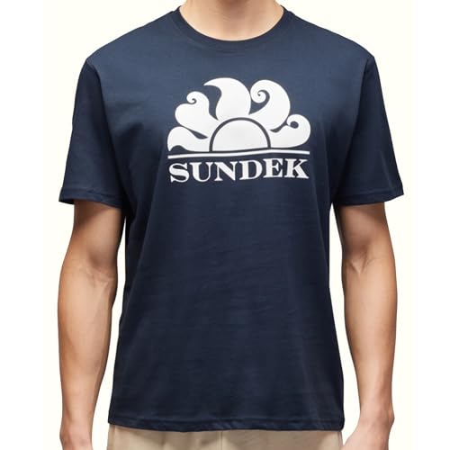 Sundek T-Shirt Herren New Simeon Logo 100% Baumwolle von SUNDEK