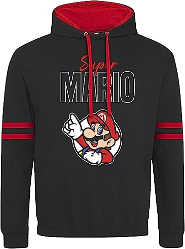 Super Mario Super Hero Mario Männer Kapuzenpullover Multicolor XL von Super Mario