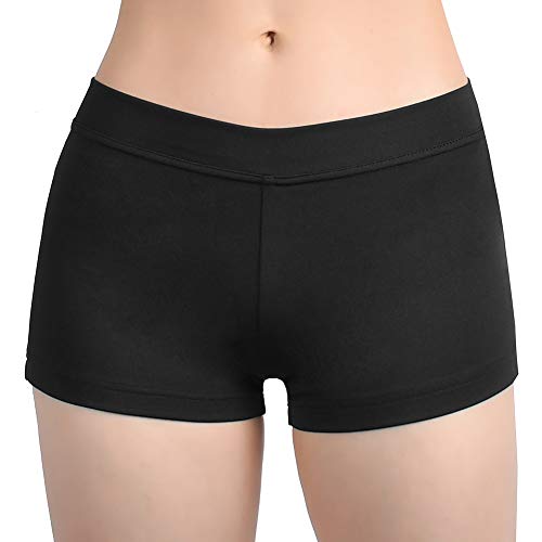 SUPRNOWA Damen Boy Shorts, Schwarz, XS Kurz von SUPRNOWA