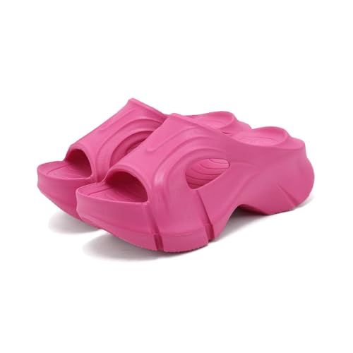 SUPTTING Damen Pantolette Slipper Dicke Sohle Gepolsterter Riemen Badesandale Lässig Modern, Bequem Weich, Hausschuh Ergonomisches Fußbett Plateauschuh für Zuhause Wellness-Bereich SUPTTING Damen Pantolette Slipper Dicke Sohle Gepolsterter Riemen Badesandale Lässig Modern, Bequem Weich, Hausschuh Ergonomisches Fußbett Plateauschuh für Zuhause Wellness-Bereich von SUPTTING
