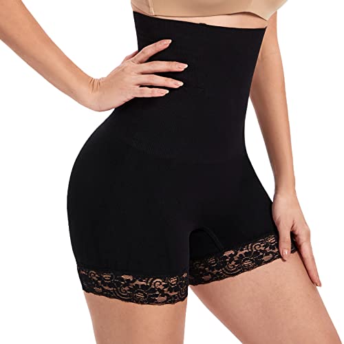 SURE YOU LIKE Spitze Shapewear Damen Hohe Taille Butt Lifter Body Shaper Unterhose Miederhose Damen Figurenformend Miederpants Bauchweg von SURE YOU LIKE