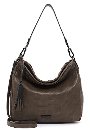 SURI FREY Beutel Celly 13363 Damen Handtaschen Uni mud 951 von SURI FREY